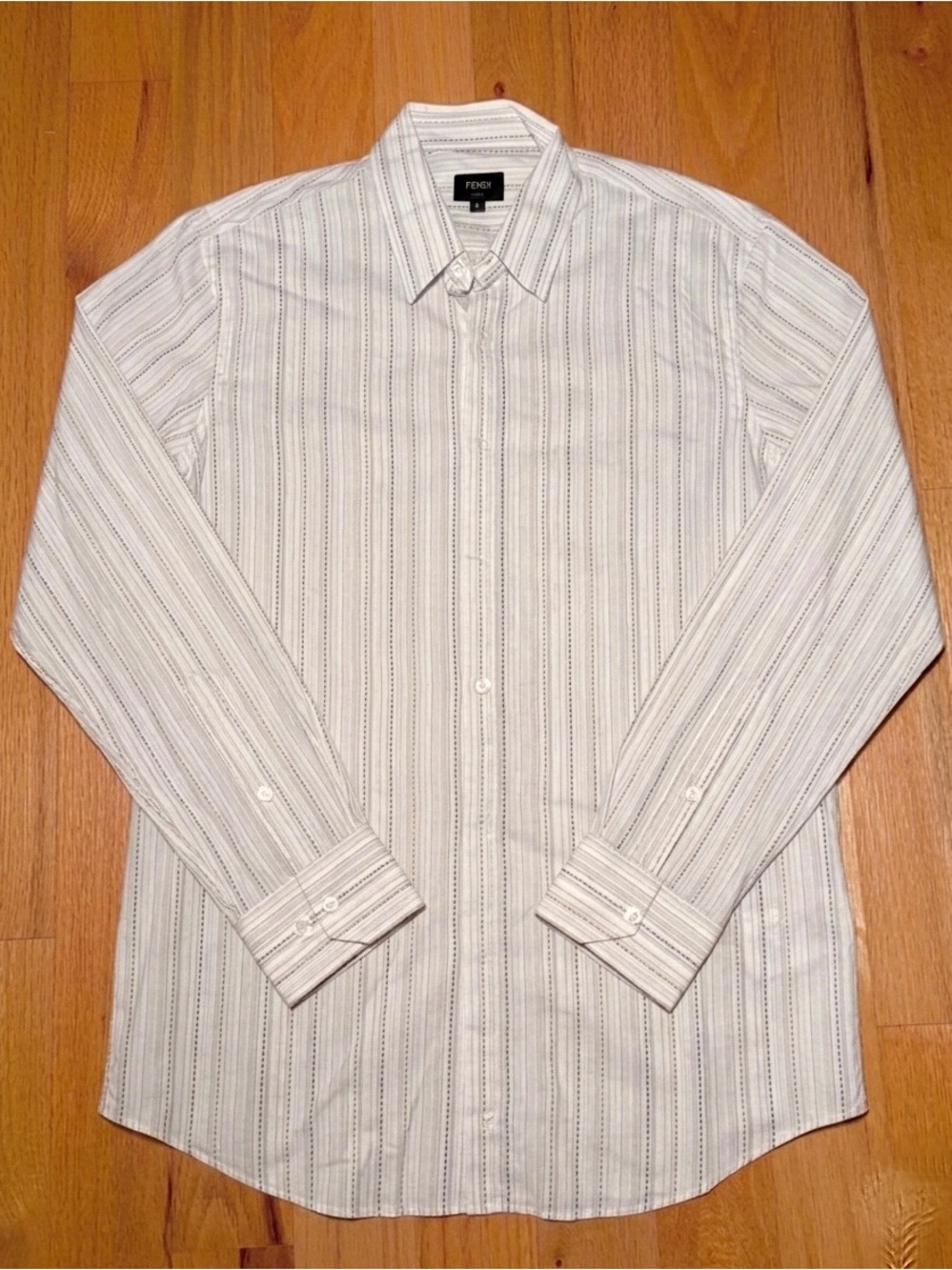 FENDI Logo Stripe Button Shirt 🔥